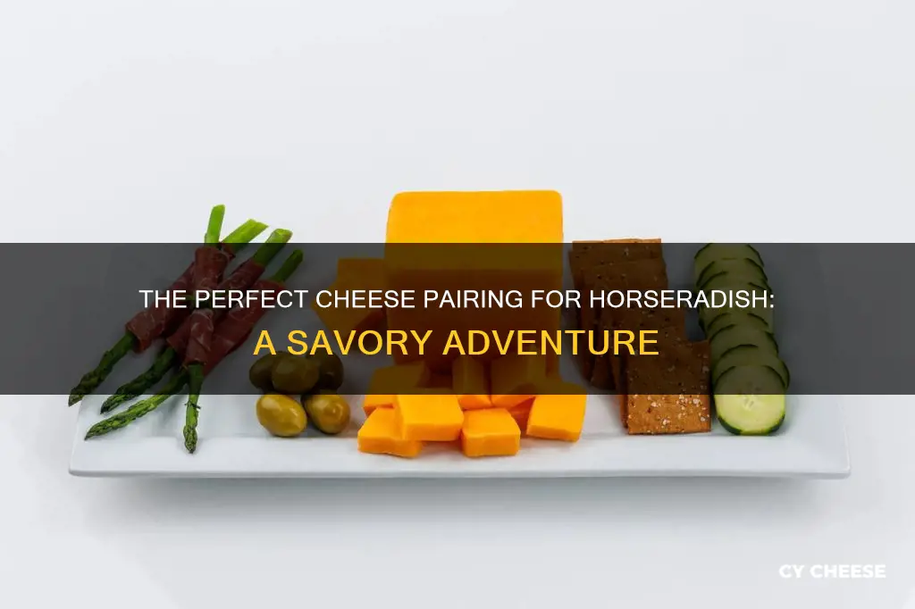 what cheese goes with horseradish