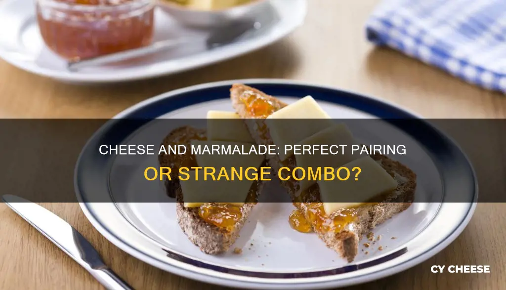 what cheese goes with marmalade