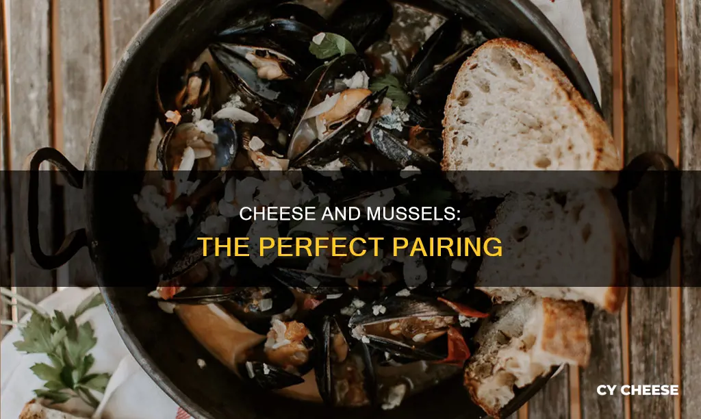 what cheese goes with mussels