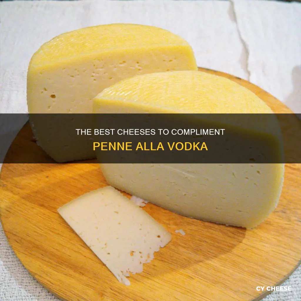 what cheese goes with penne alla vodka