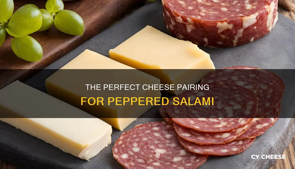 what cheese goes with peppered salami