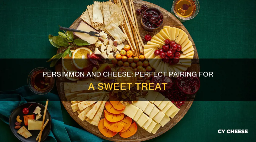 what cheese goes with persimmon