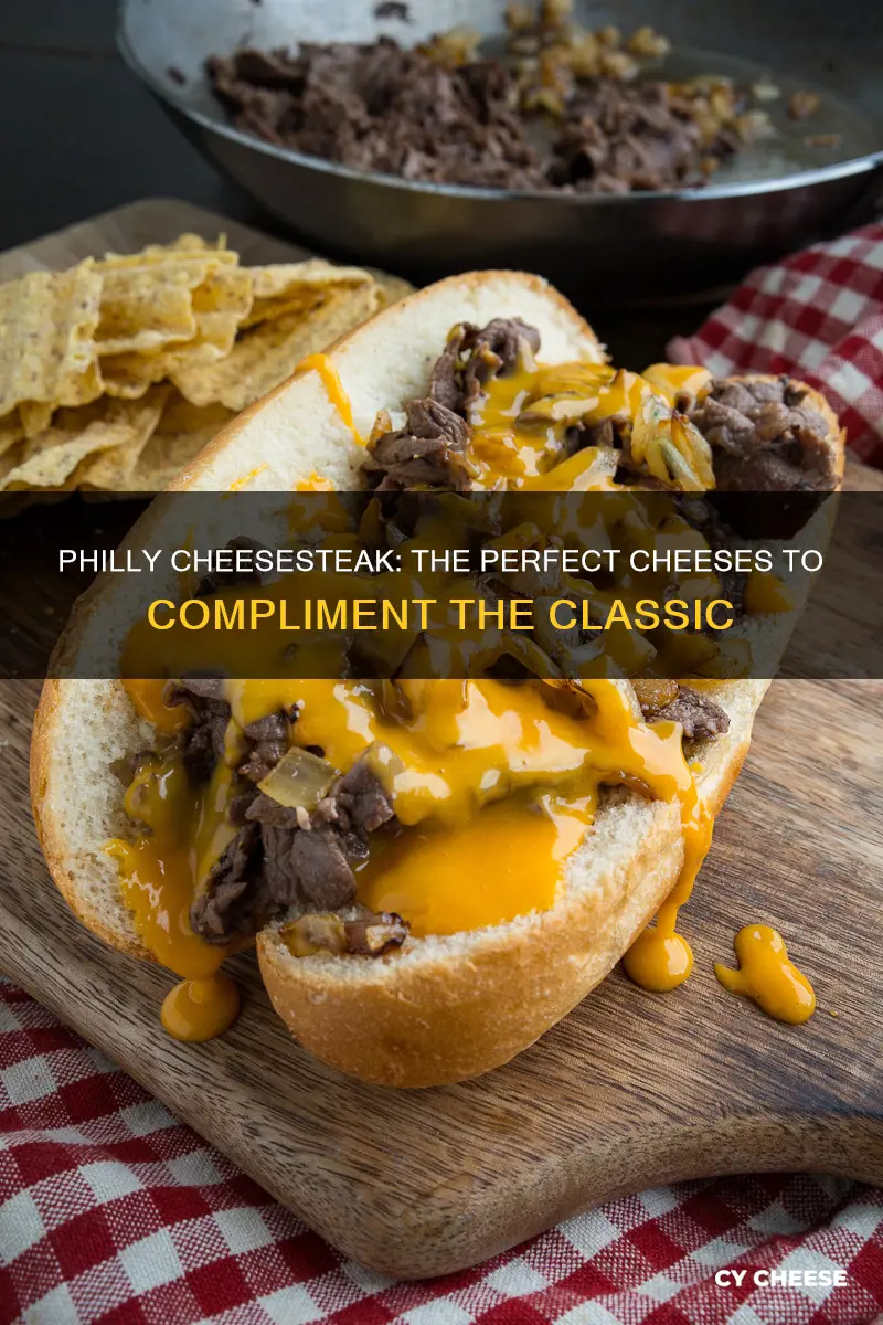 what cheese goes with philly cheesesteak