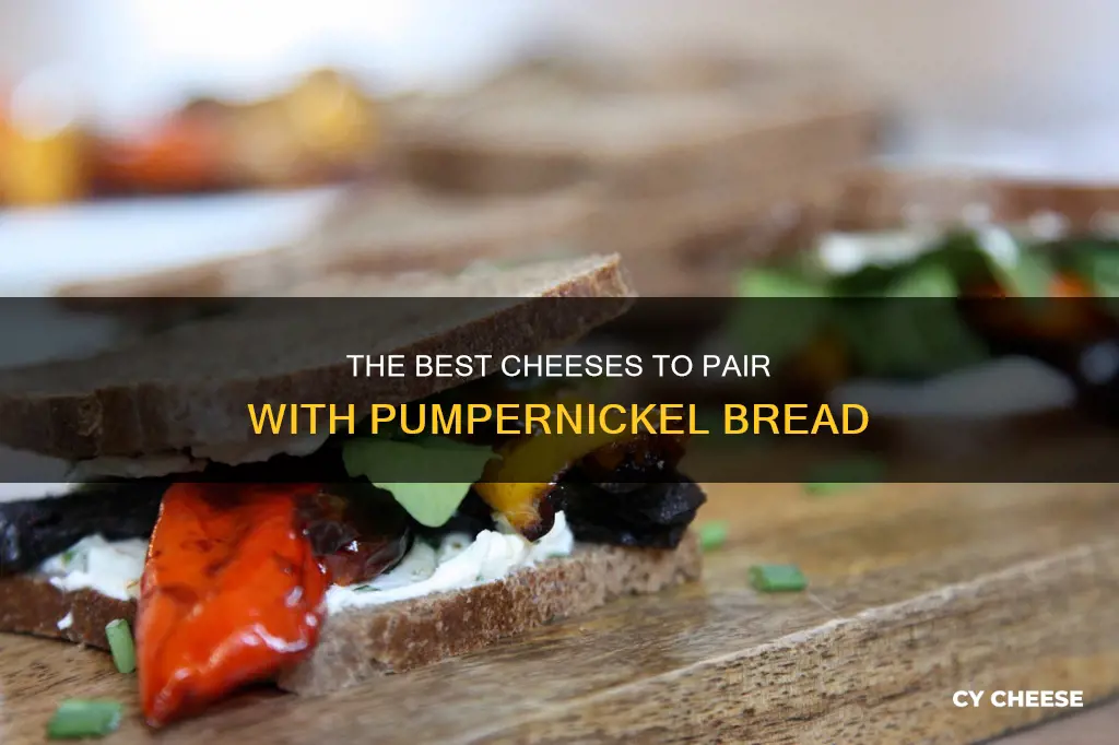 what cheese goes with pumpernickel