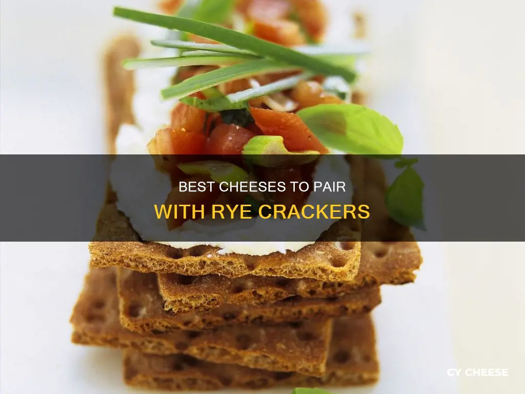 what cheese goes with rye crackers