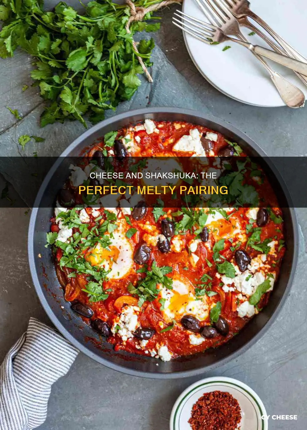 what cheese goes with shakshuka