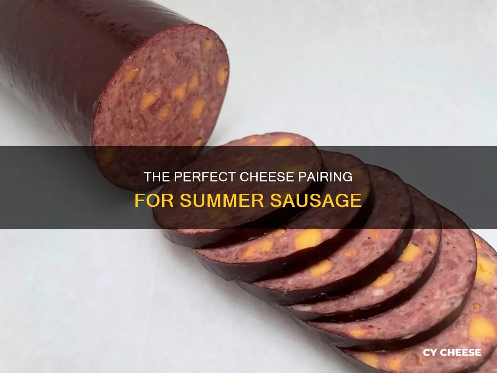 what cheese goes with summer sausage