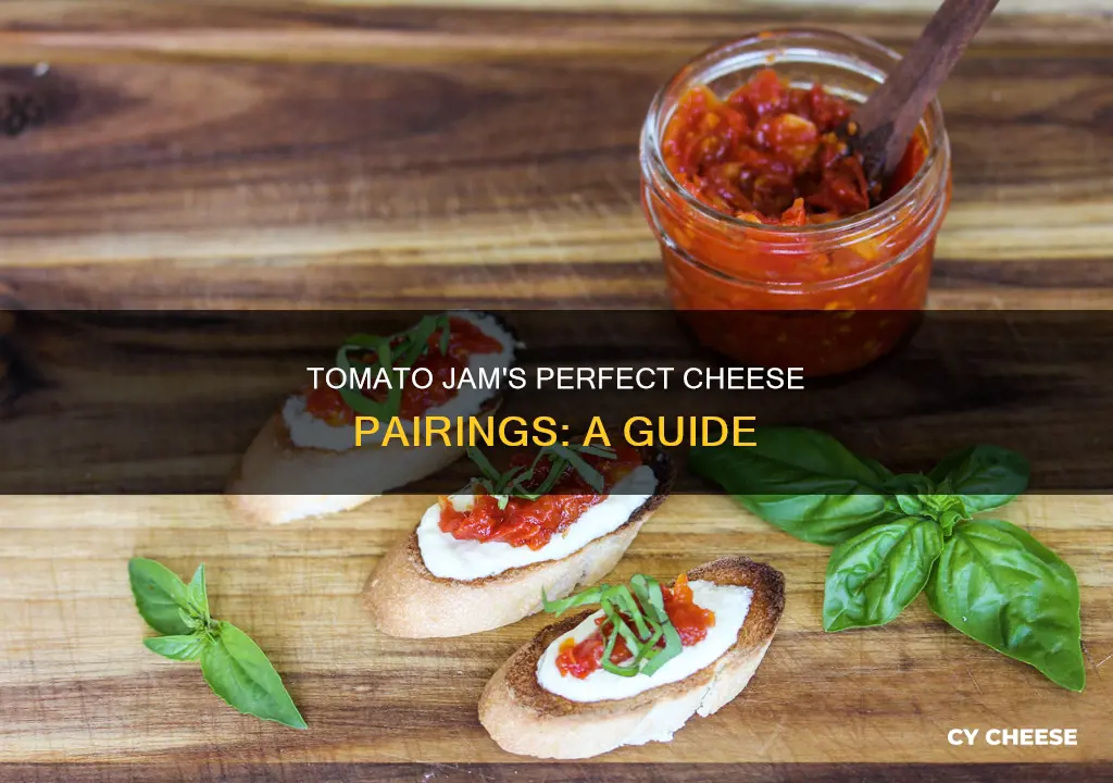 what cheese goes with tomato jam