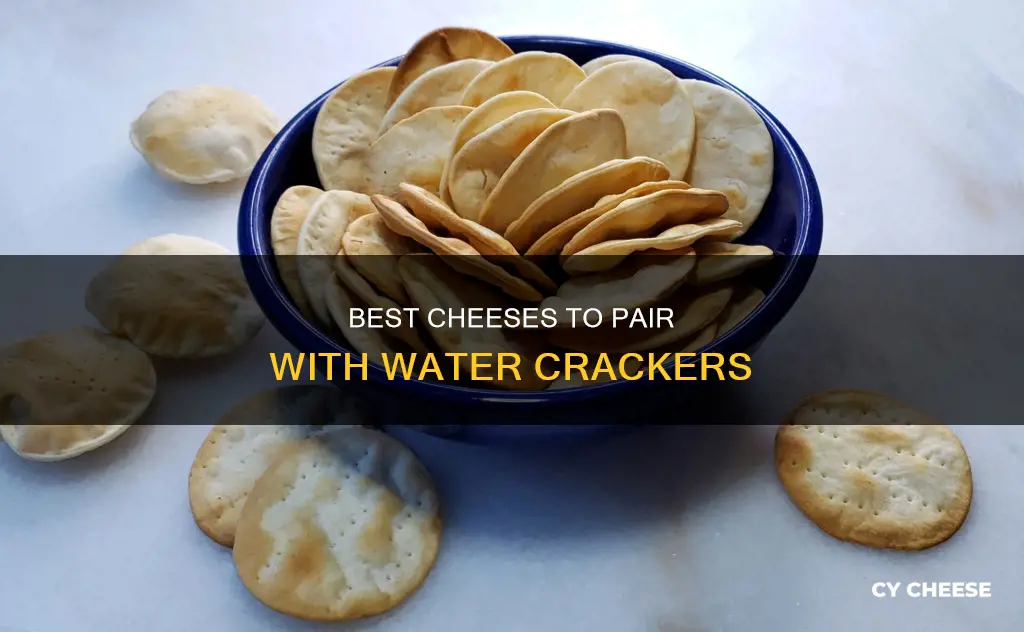 what cheese goes with water crackers