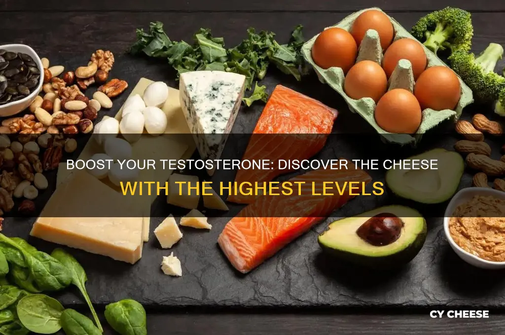 what cheese has highest testosterone