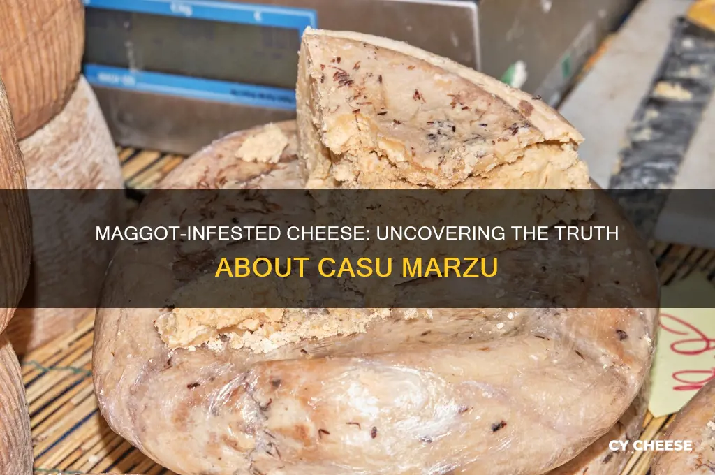 what cheese has maggots