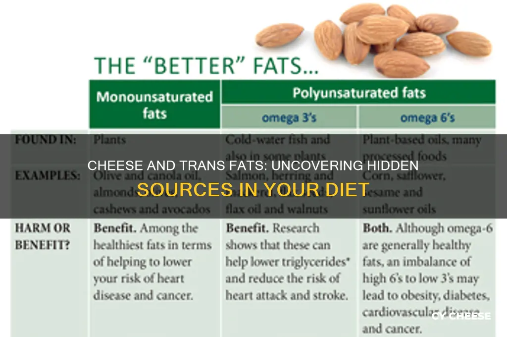 what cheese has trans fat