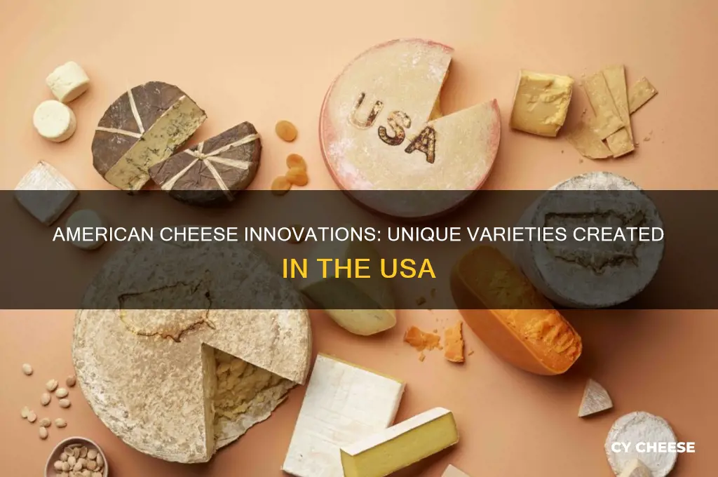 what cheese have americans invented