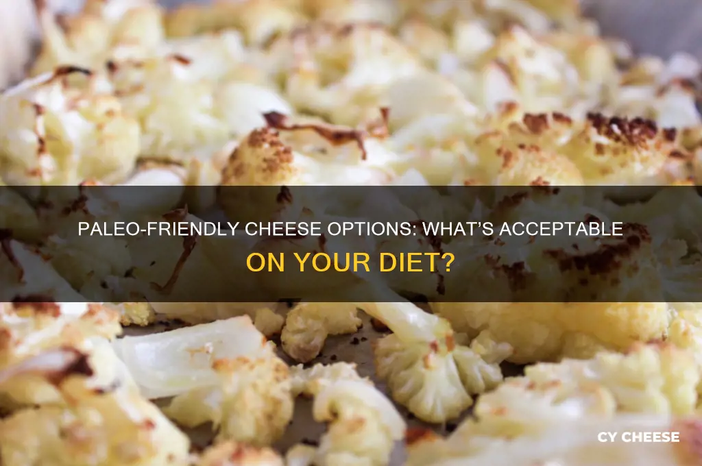 what cheese is acceptable on a paleo diet