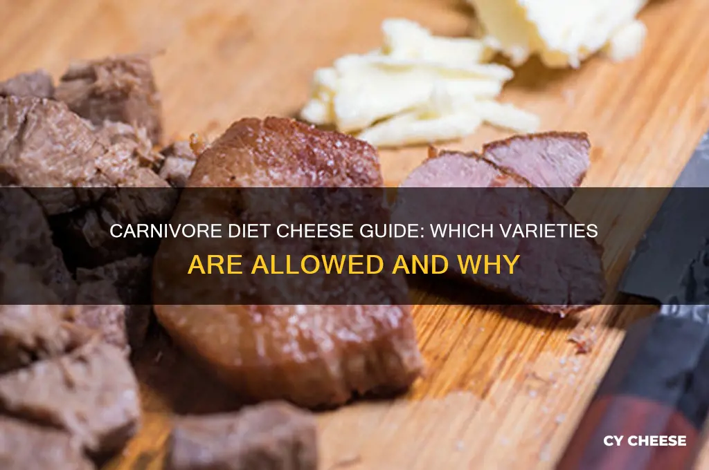 what cheese is allowed on the carnivore diet