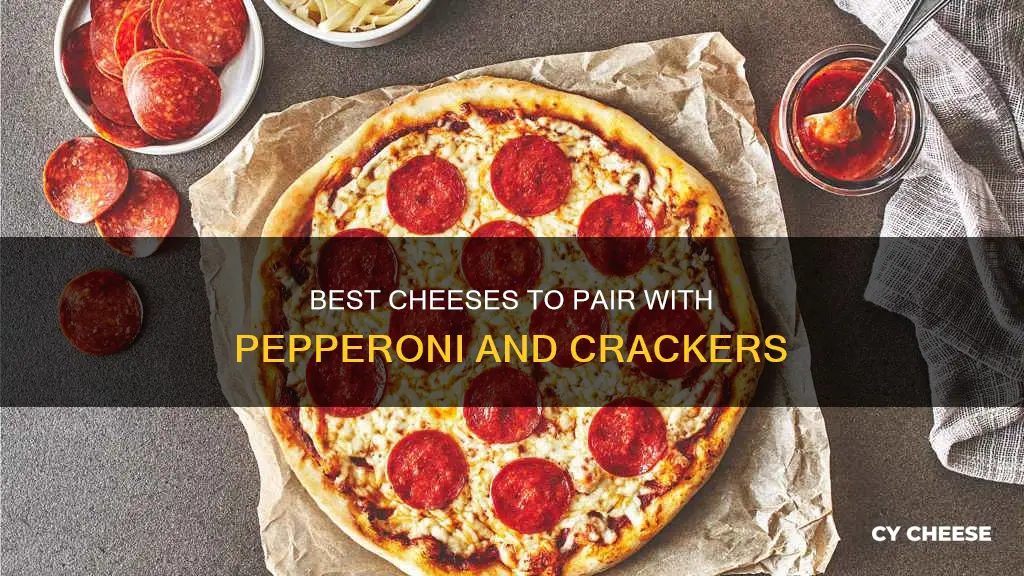 what cheese is best with pepperoni and cracker tray