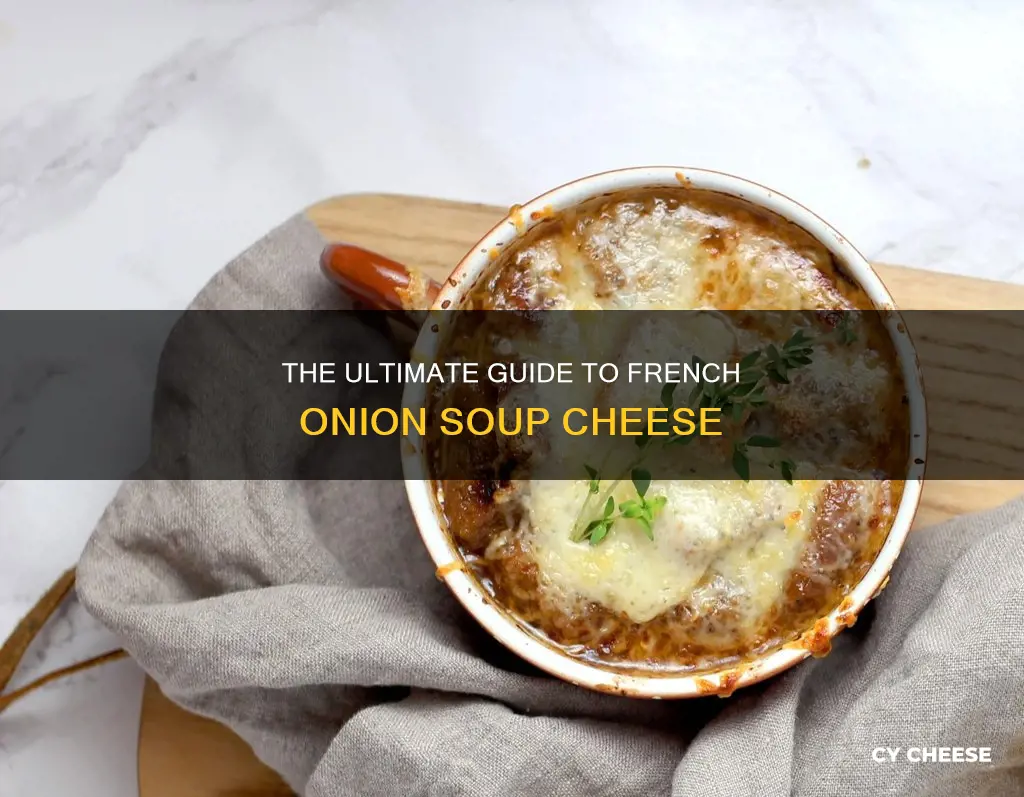 what cheese is french onion soup made with