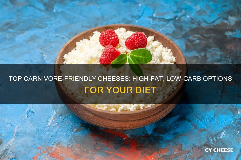 what cheese is good for carnivore diet