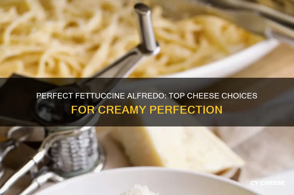 what cheese is good for fettuccine alfredo