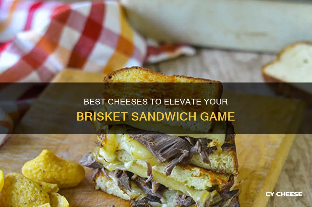 what cheese is good on a brisket sandwidh