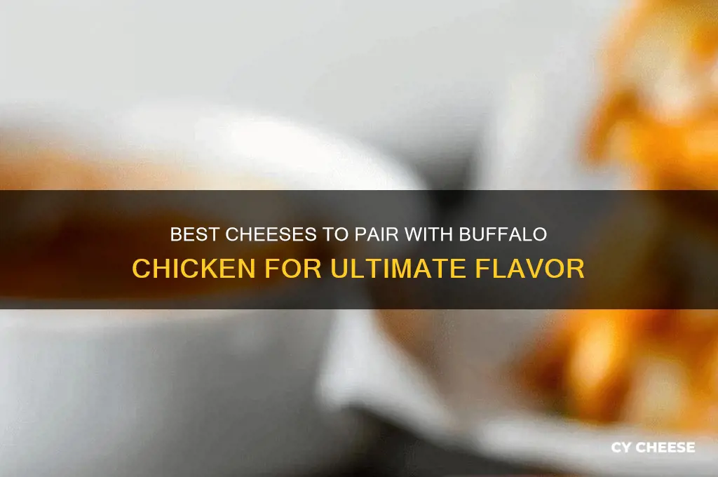 what cheese is good with buffalo chicken