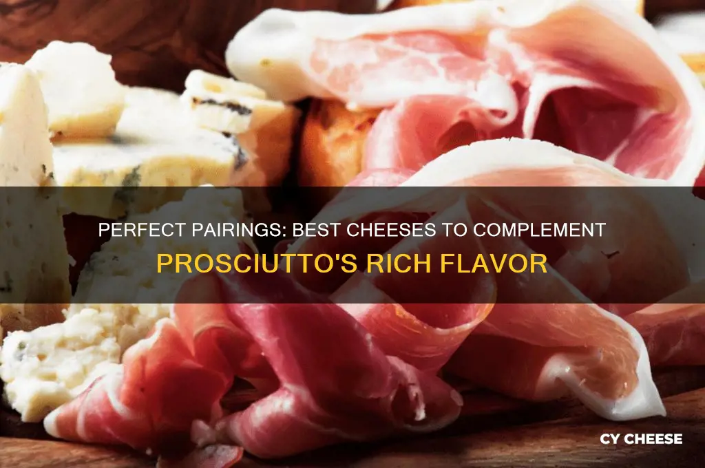 what cheese is good with prosciutto