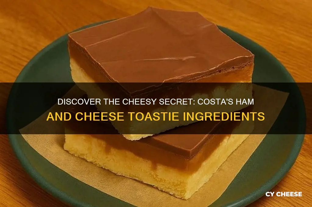 what cheese is in a costa ham and cheese toastie