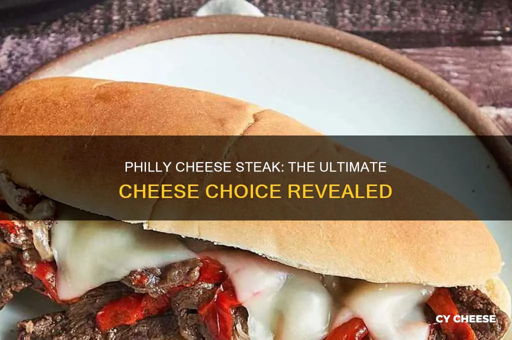 what cheese is in a philly cheese steak