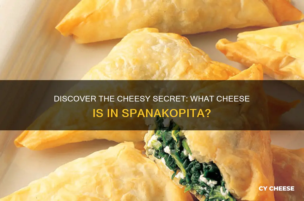 what cheese is in spanakopita