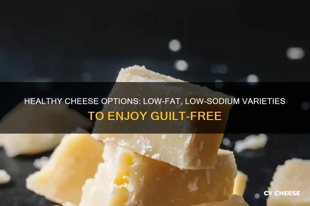 what cheese is low in fat and sodium