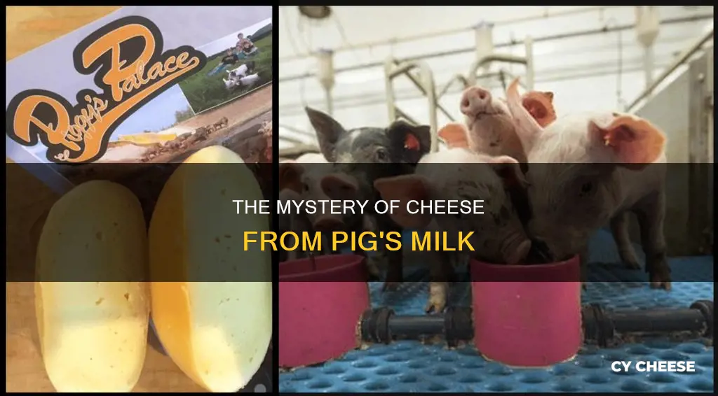 what cheese is made from pigs milk