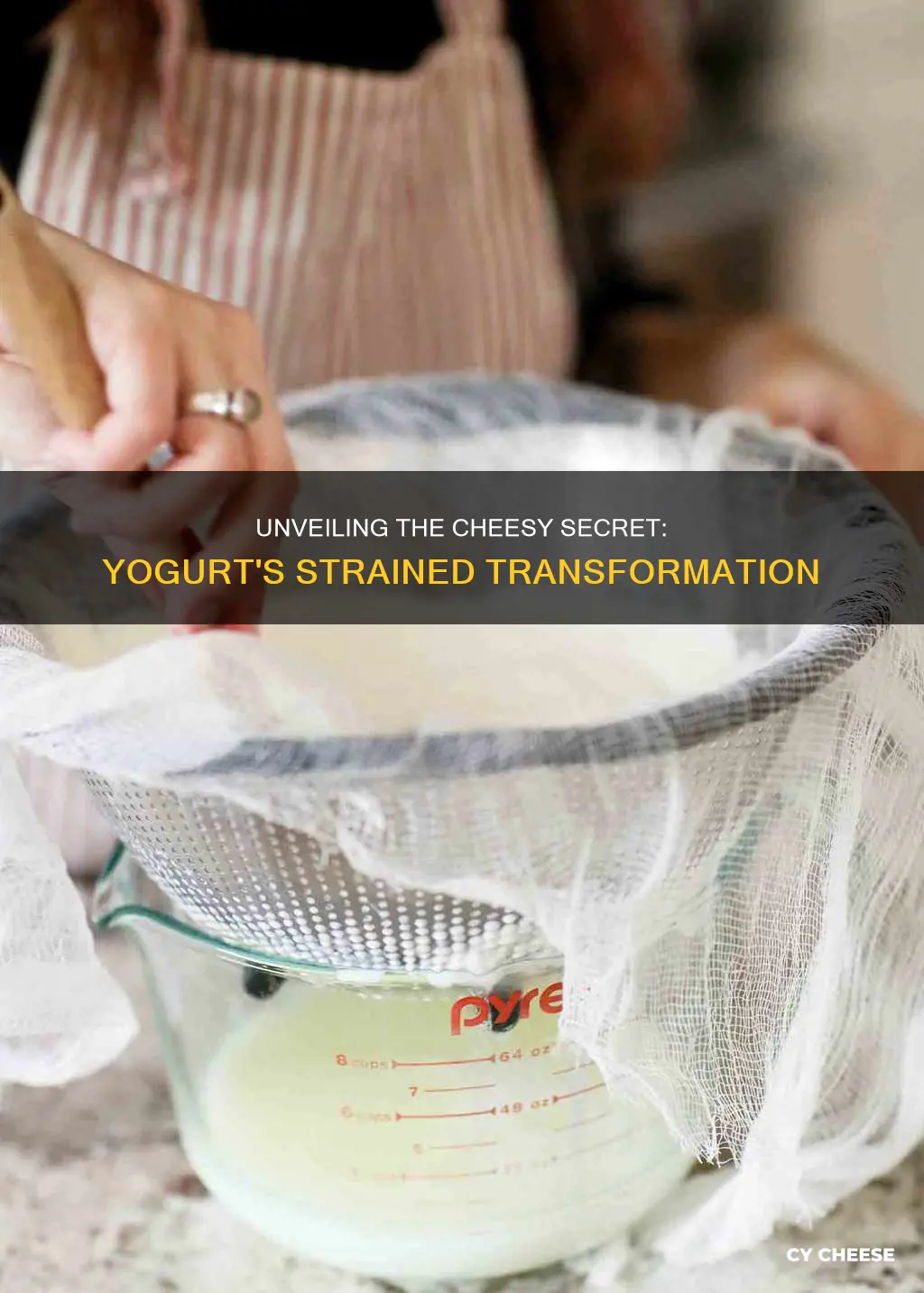 what cheese is made from strained yogurt