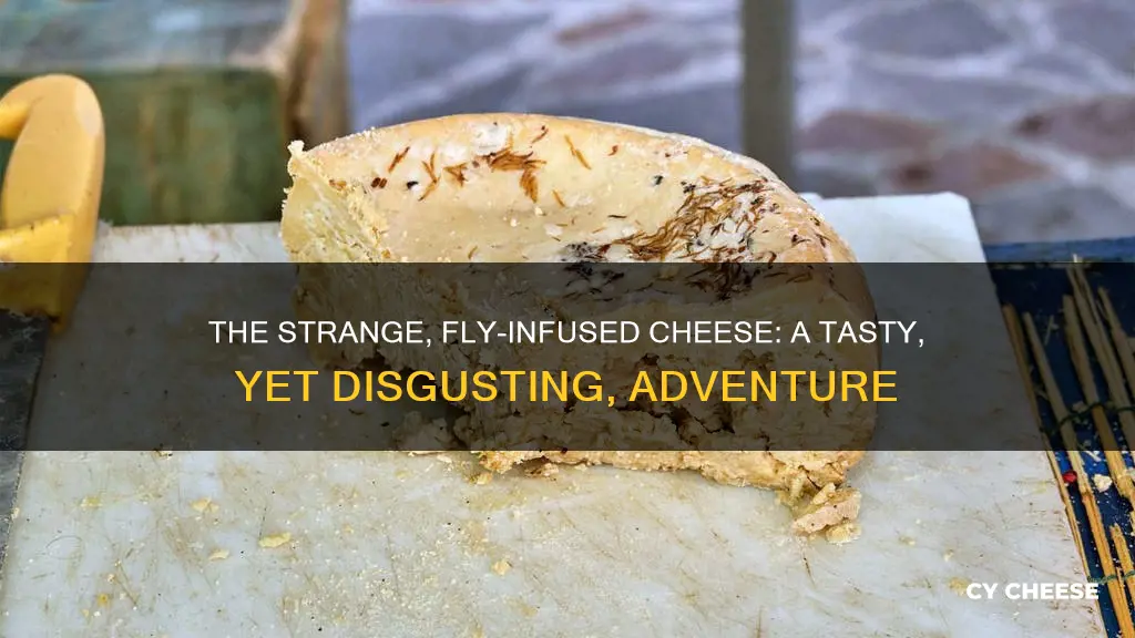 what cheese is made with flies