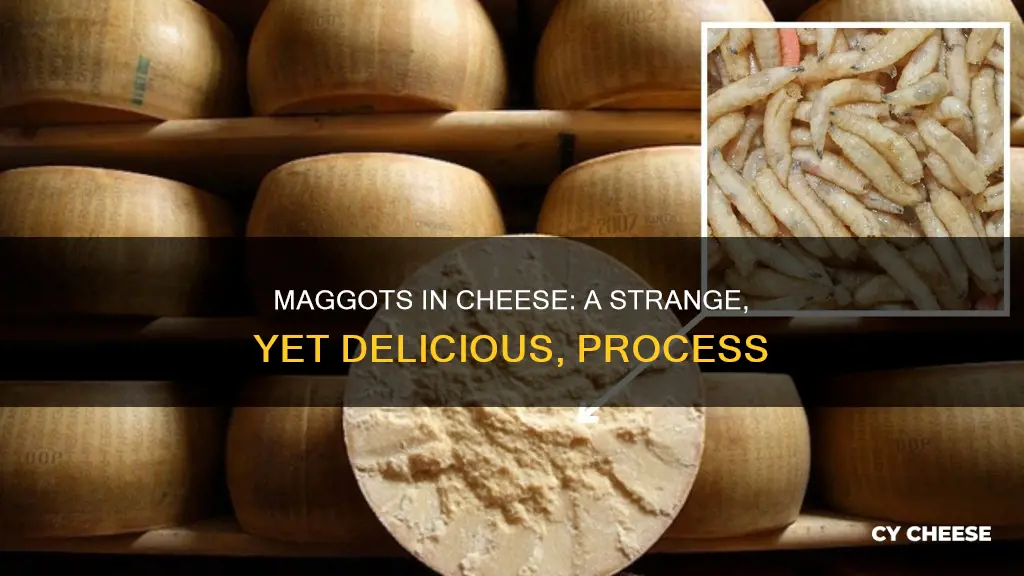 what cheese is made with maggots