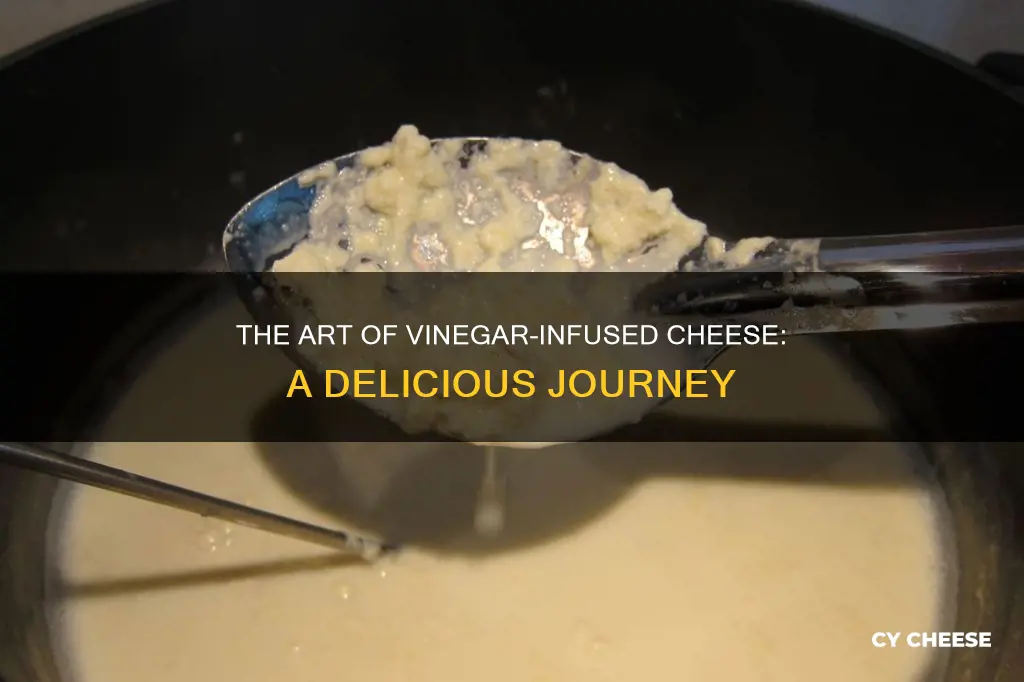 what cheese is made with milk and vinegar