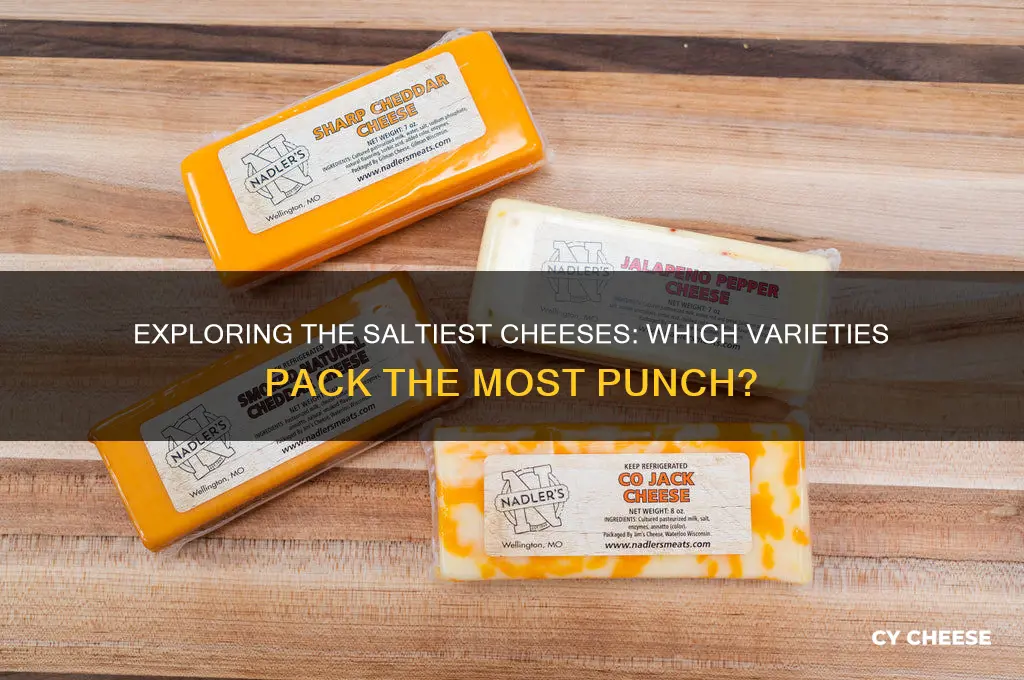 what cheese is more salty