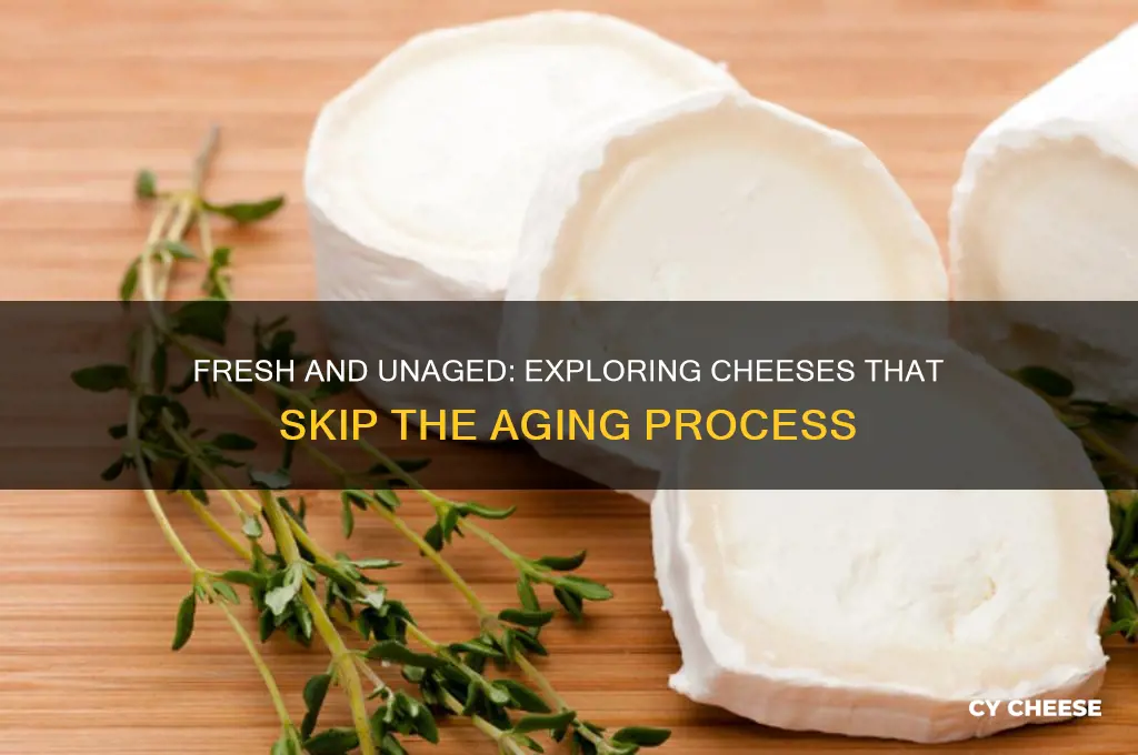 what cheese is not aged