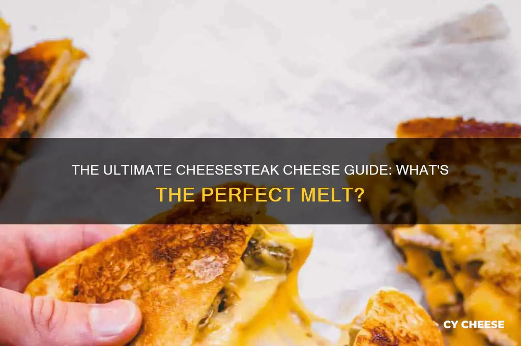 what cheese is on cheesesteak