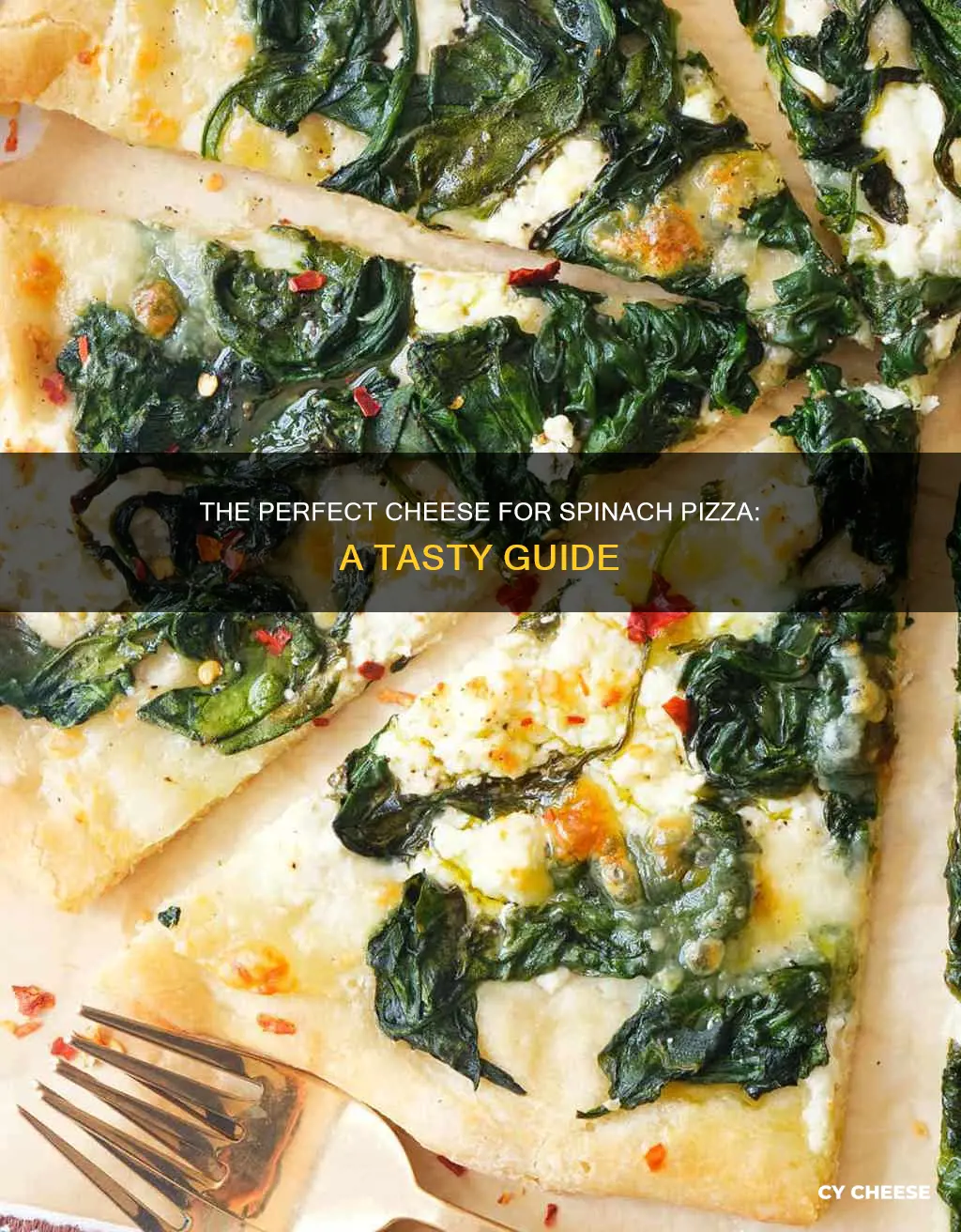 what cheese is on spinach pizza