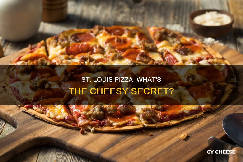 what cheese is on st louis pizza