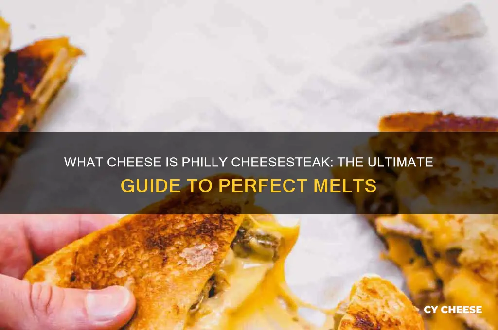 what cheese is philly cheesesteak