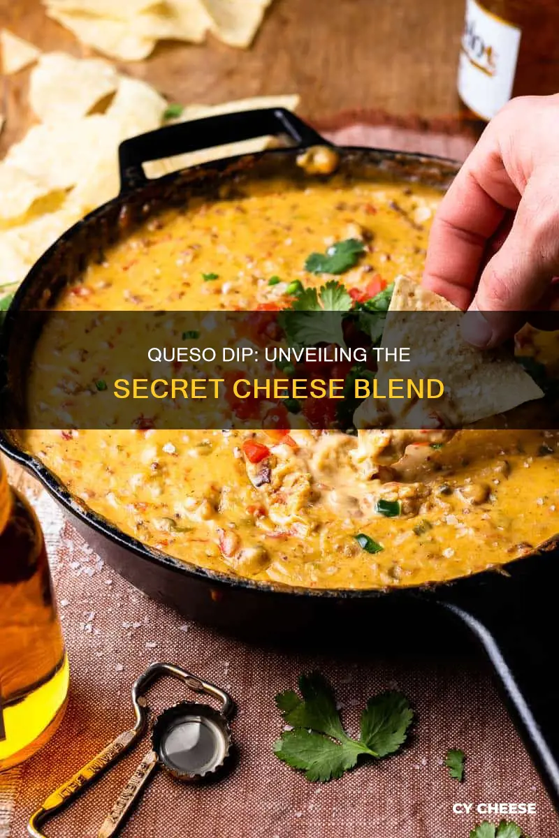 what cheese is queso dip made from