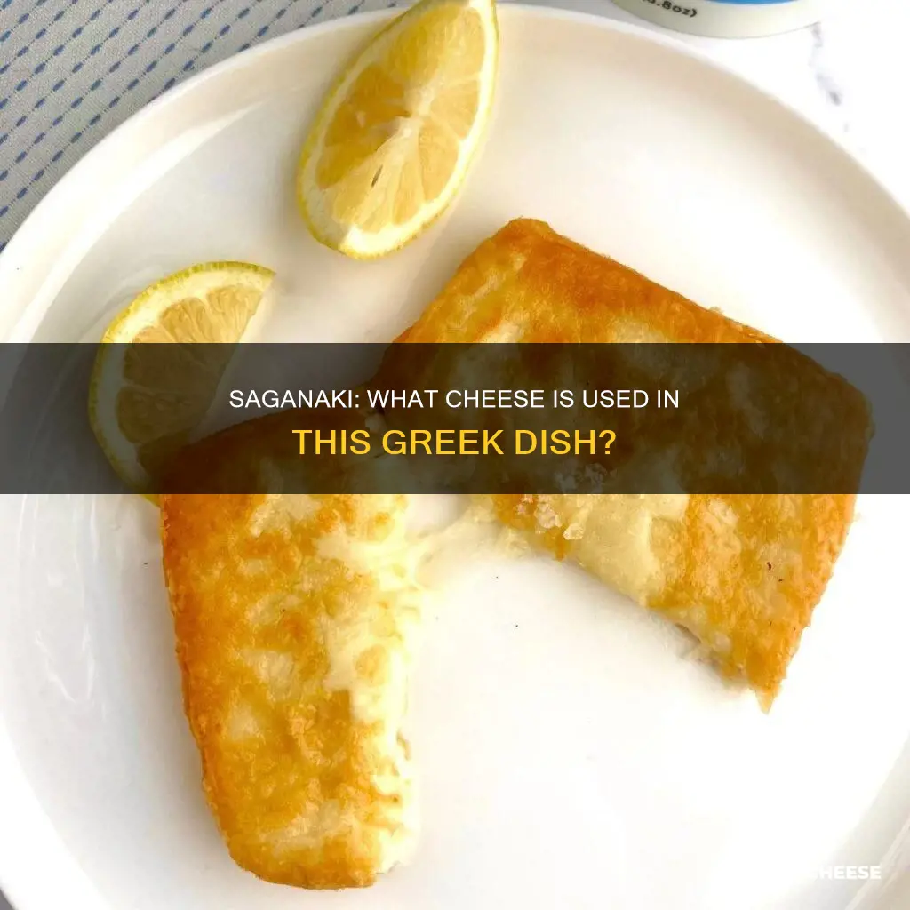 what cheese is saganaki made from
