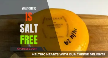 Salt-Free Cheeses: What Are Your Options?