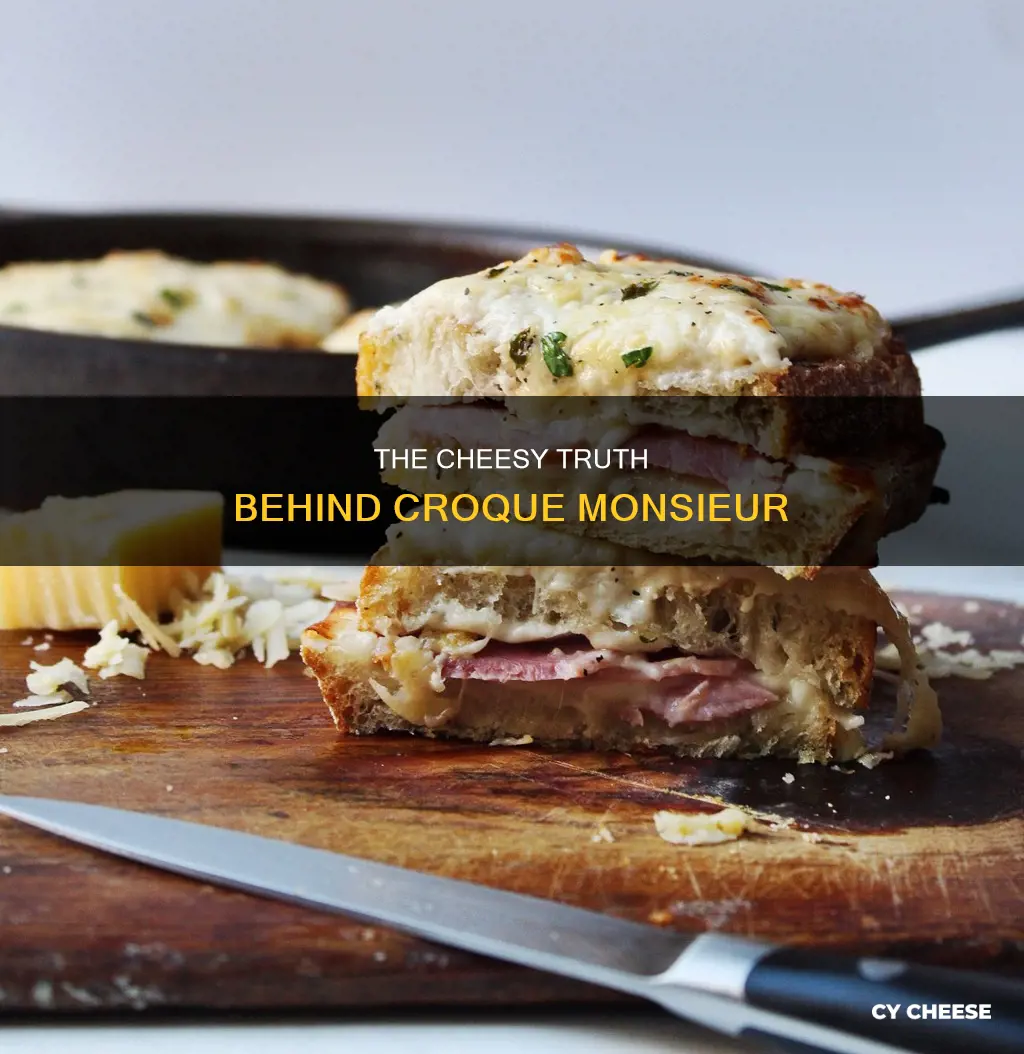 what cheese is traditionally used in a croque monsieur