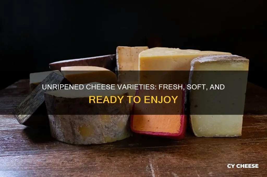 what cheese is unripened