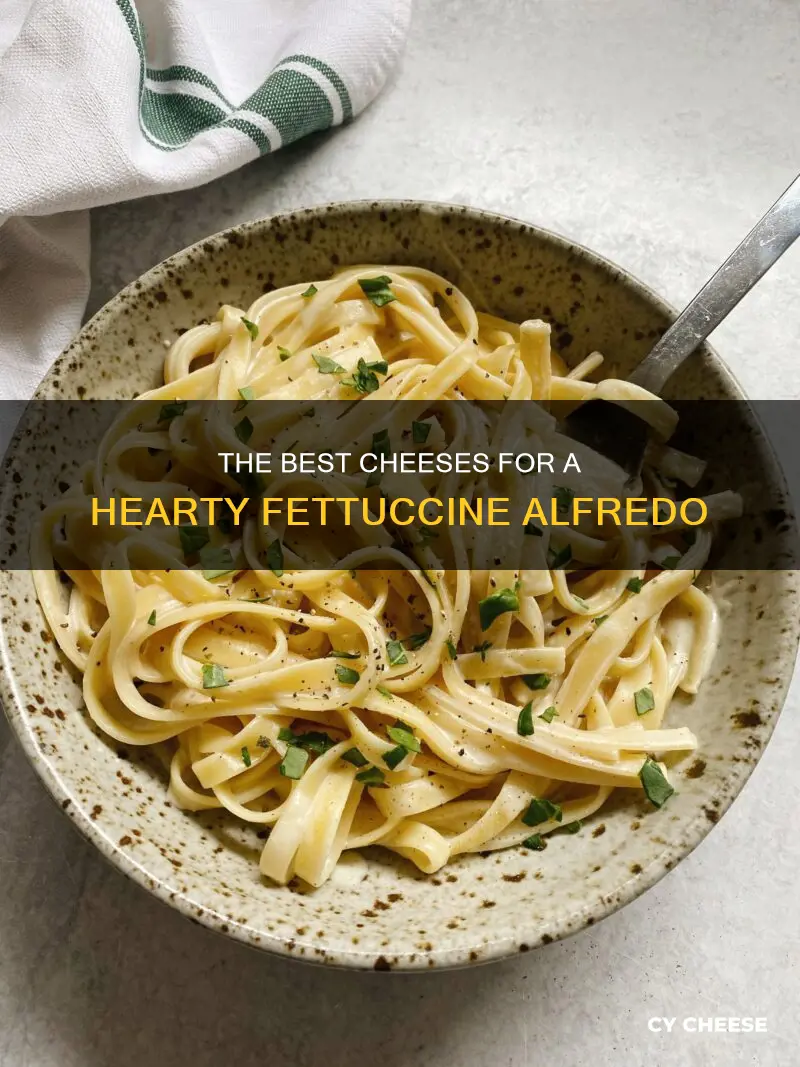 what cheese is used for fettuccine alfredo