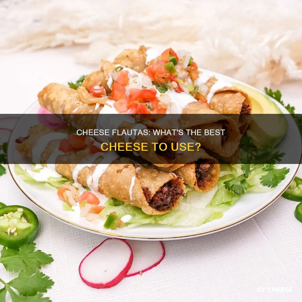 what cheese is used for flautas
