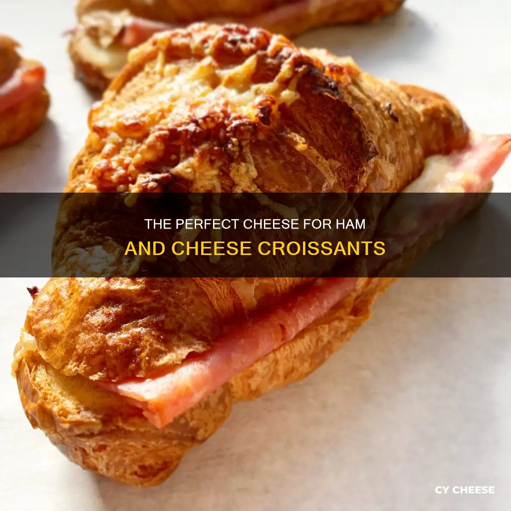 what cheese is used for ham and cheese croissant
