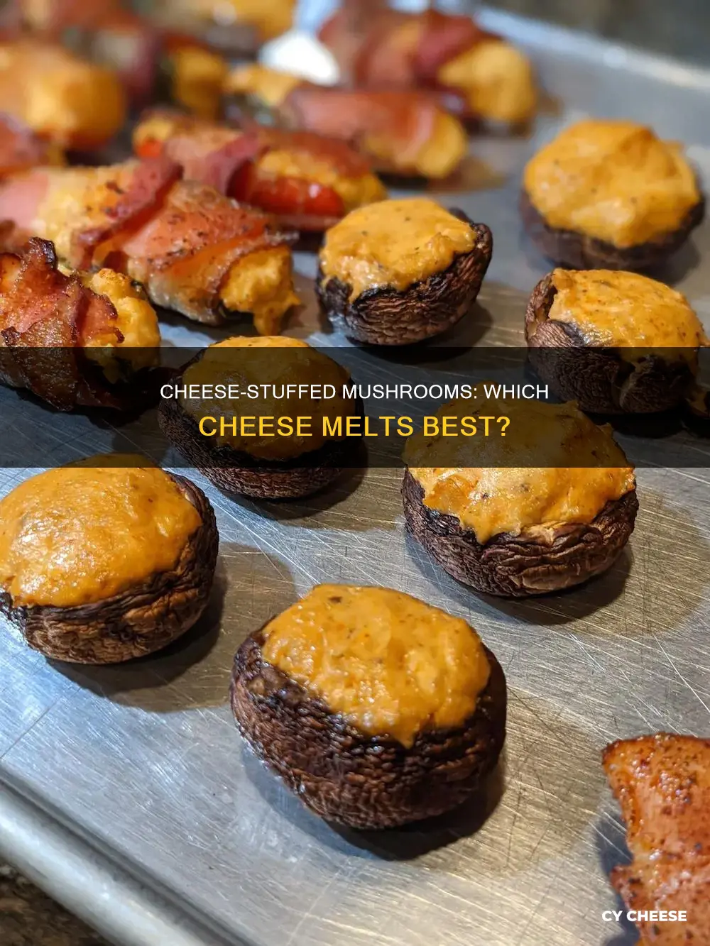 what cheese is used for stuffed mushrooms